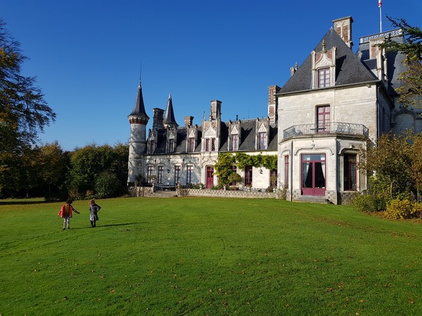 Regnière Ecluse château, Somme