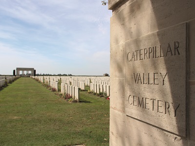 Caterpillar Valley cemetery à Longueval